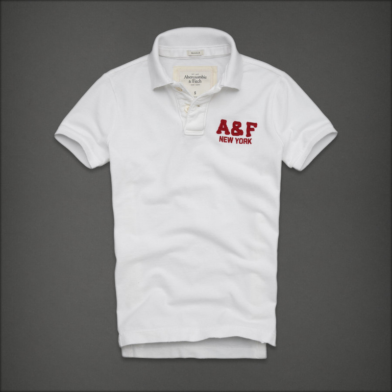 Abercrombie Fitch Hombres Polo Corto Remera AF7140